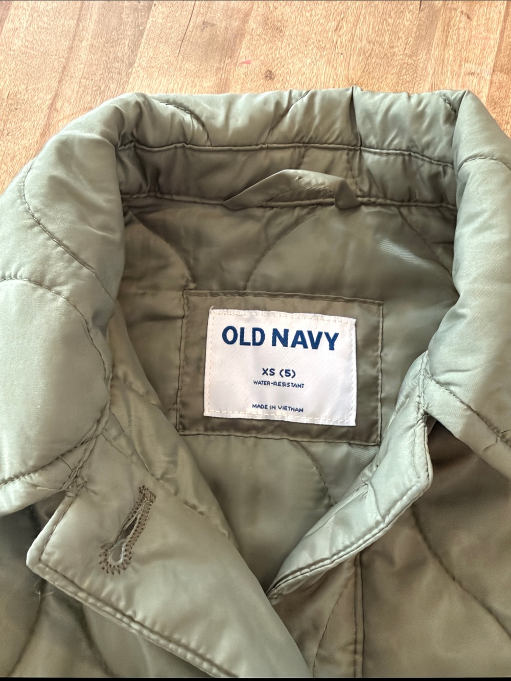 Kids Quilted Shacket Jacket - Picture 3 of 4